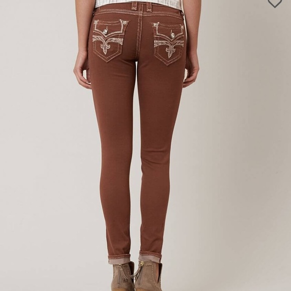 Rock Revival Denim - Brown rock revival jeans